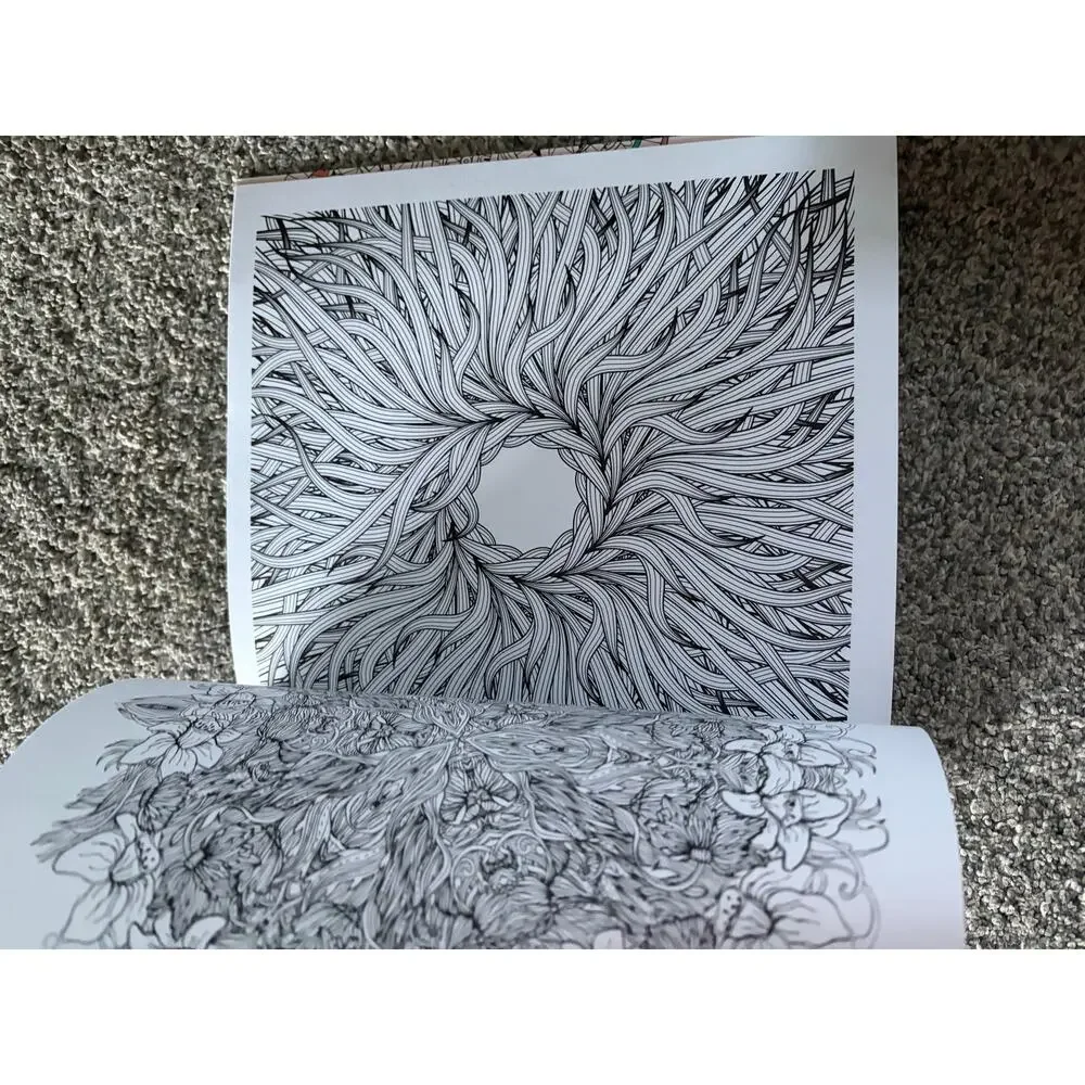 Mandala Meditation coloring book for adults